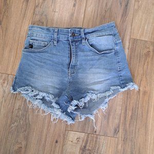 KanCan cutoff Jean shorts